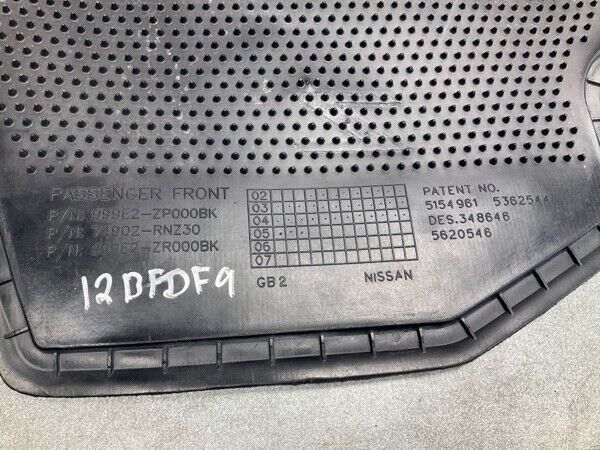 2005 Nissan Z33 350Z Front Passenger Floor Mat Oem 12Bfdf9 - On Point Parts Inc