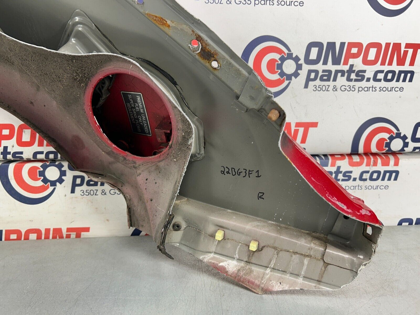 2005 Nissan Z33 350Z Rear Passenger Quarter Fender Panel Oem 22Bg3F1 - On Point Parts Inc