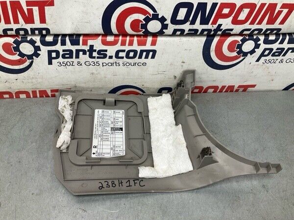 2006 Infiniti V35 G35 Front Driver Lower Kick Fuse Panel Trim Oem 23Bh1Fc - On Point Parts Inc