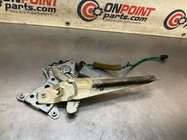 2006 Infiniti V35 G35 Rear Passenger Window Motor Regulator Asm Oem 23Bh1Fk - On Point Parts Inc