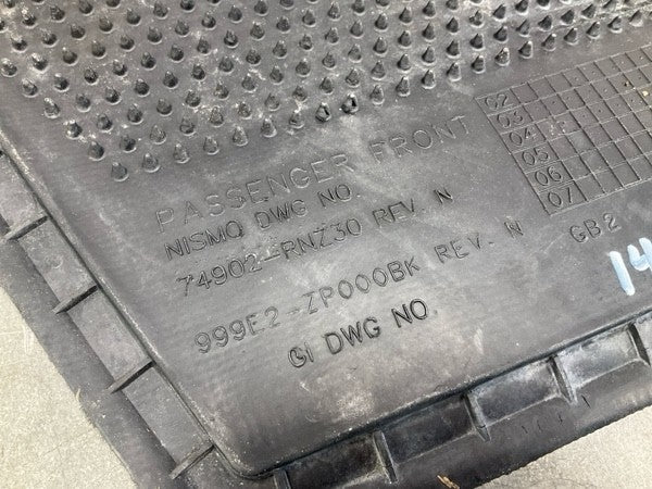 2005 Nissan Z33 350Z Front Passenger Carpet Floor Mat Oem 14Bcrg9 - On Point Parts Inc