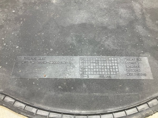 2005 Nissan Z33 350Z Rear Convertible Trunk Floor Mat Carpet Oem 14Bcrg9 - On Point Parts Inc