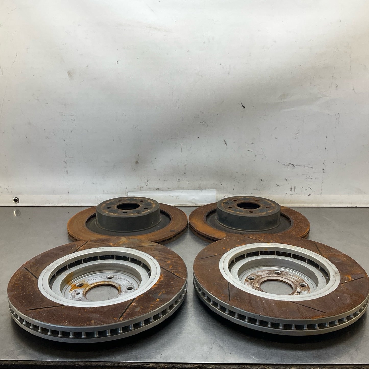 08-15 G37 Q50 Q60 Akebono Big Brake Caliper Set Oem 12Bd4G0 - On Point Parts Inc