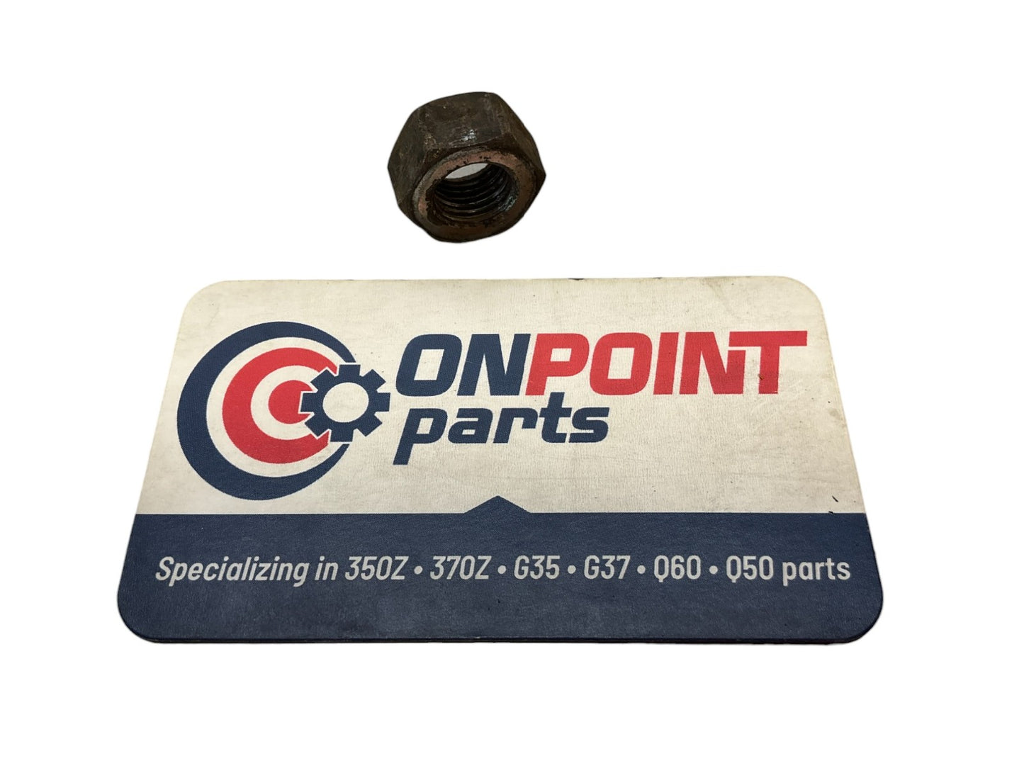 03-15 G35 G37 Q60 03-08 350Z Outer Tie Rod Nut 089116421A Oem K1F - On Point Parts Inc