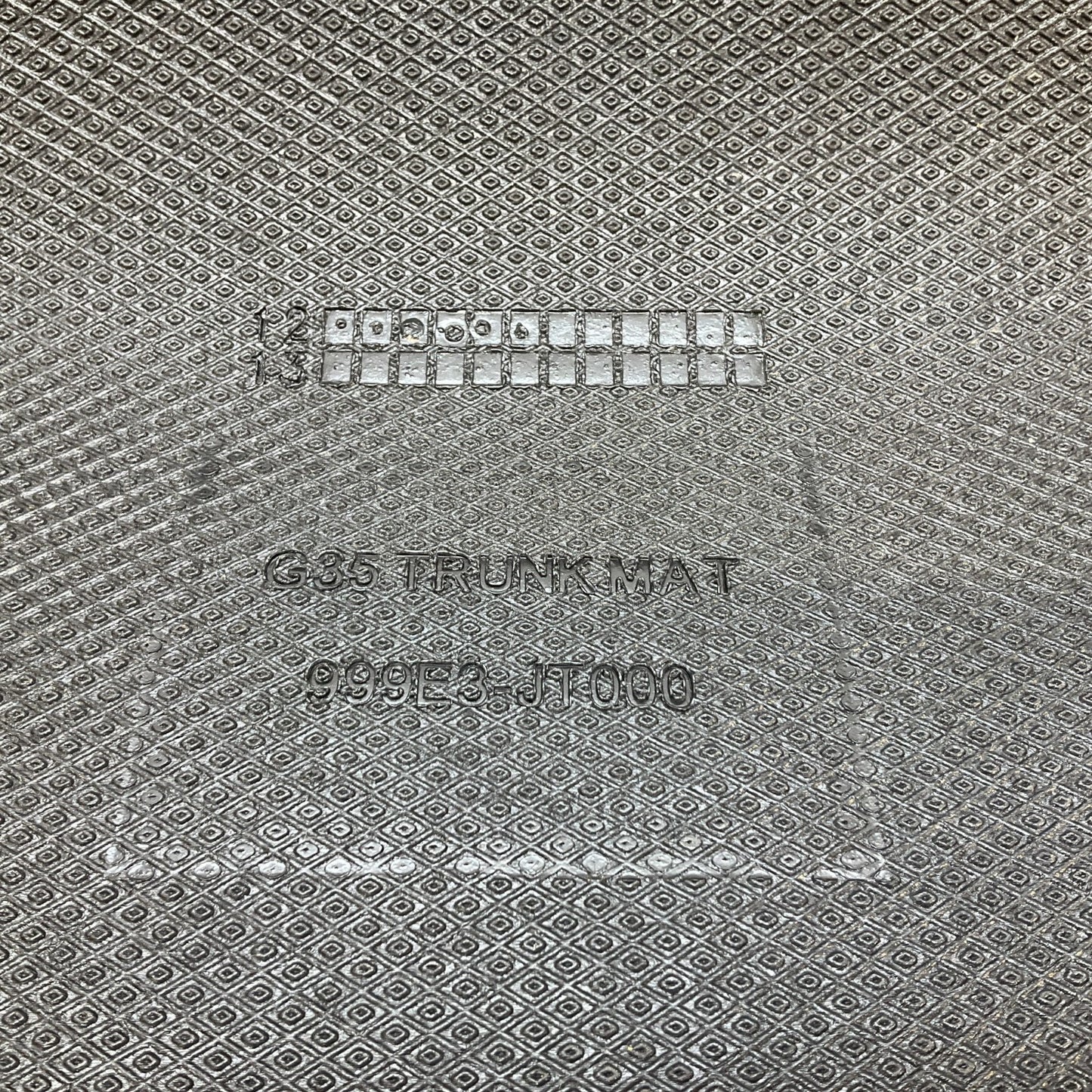 07-13 G35 G37 Sedan Trunk Floor Mat Carpet 999E3Jt000 Oem Fjg - On Point Parts Inc