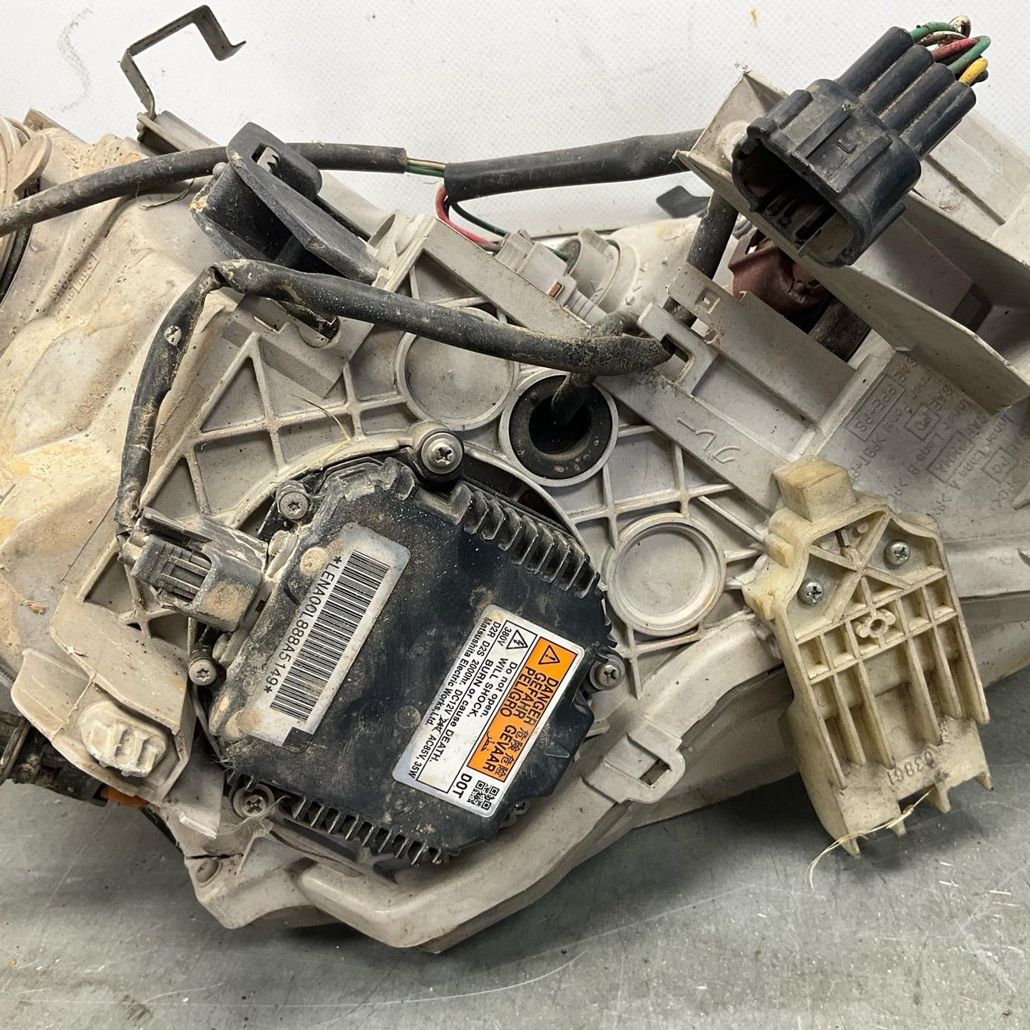 07-10 Infiniti G35 G37 LH Sedan Xenon Hid Headlight Assembly 26060JK60D OEM IPG - On Point Parts Inc