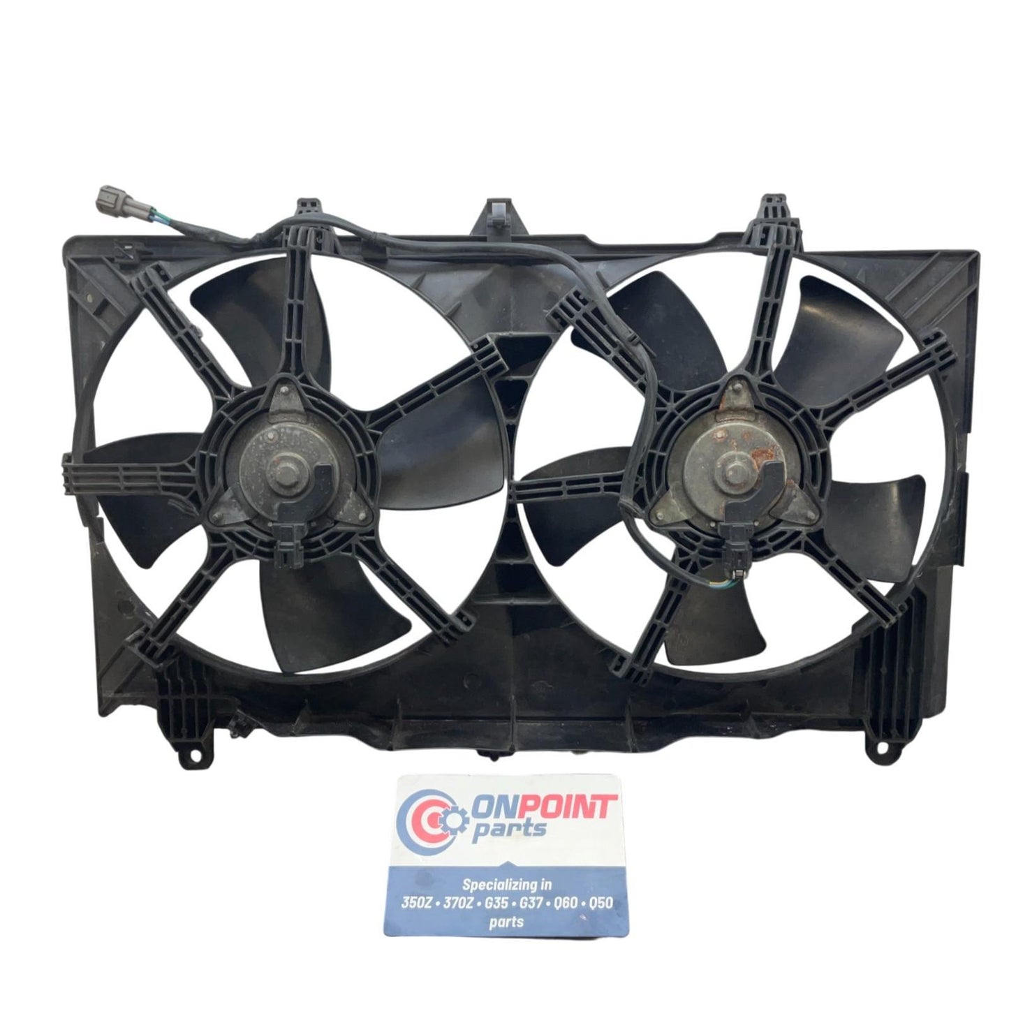 03-06 Nissan 350Z G35 Radiator Fans Shroud Plugs 21481CD000 OEM Jbg