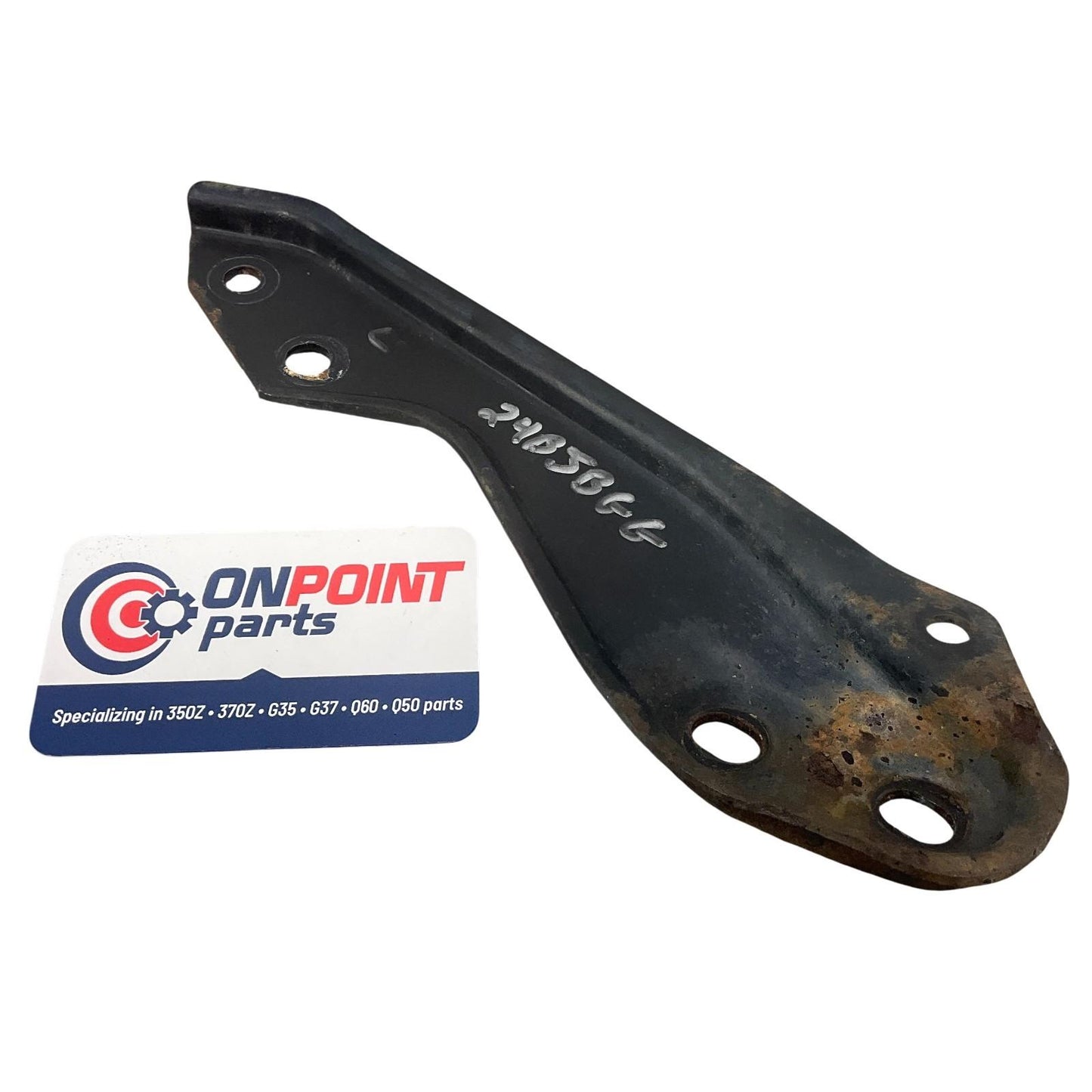 03-09 Nissan 350Z Driver Front Headlight Core Support Bracket 62553CD000 OEM Jbg - On Point Parts Inc