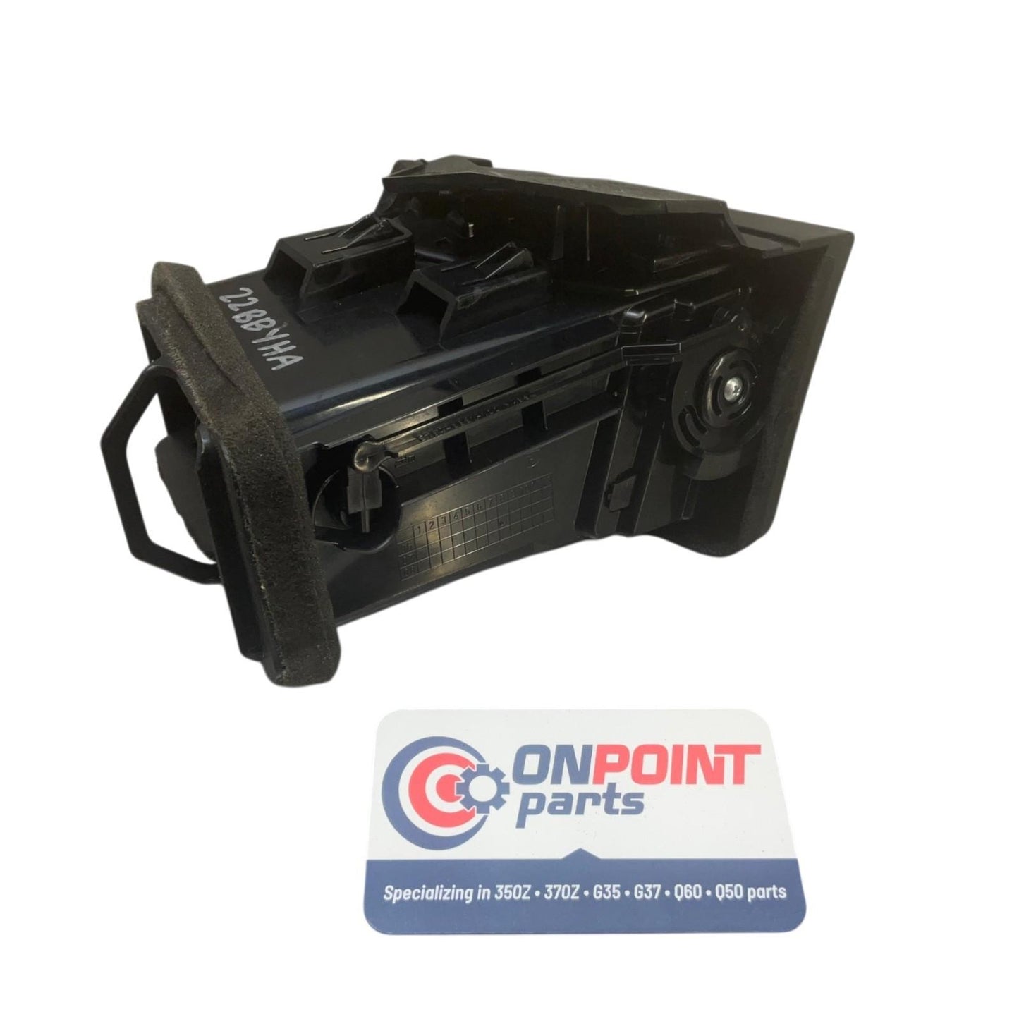 07-15 Infiniti G35 G37 Q60 Driver Front Dash Vent Trim 68760JK00A OEM Byh - On Point Parts Inc