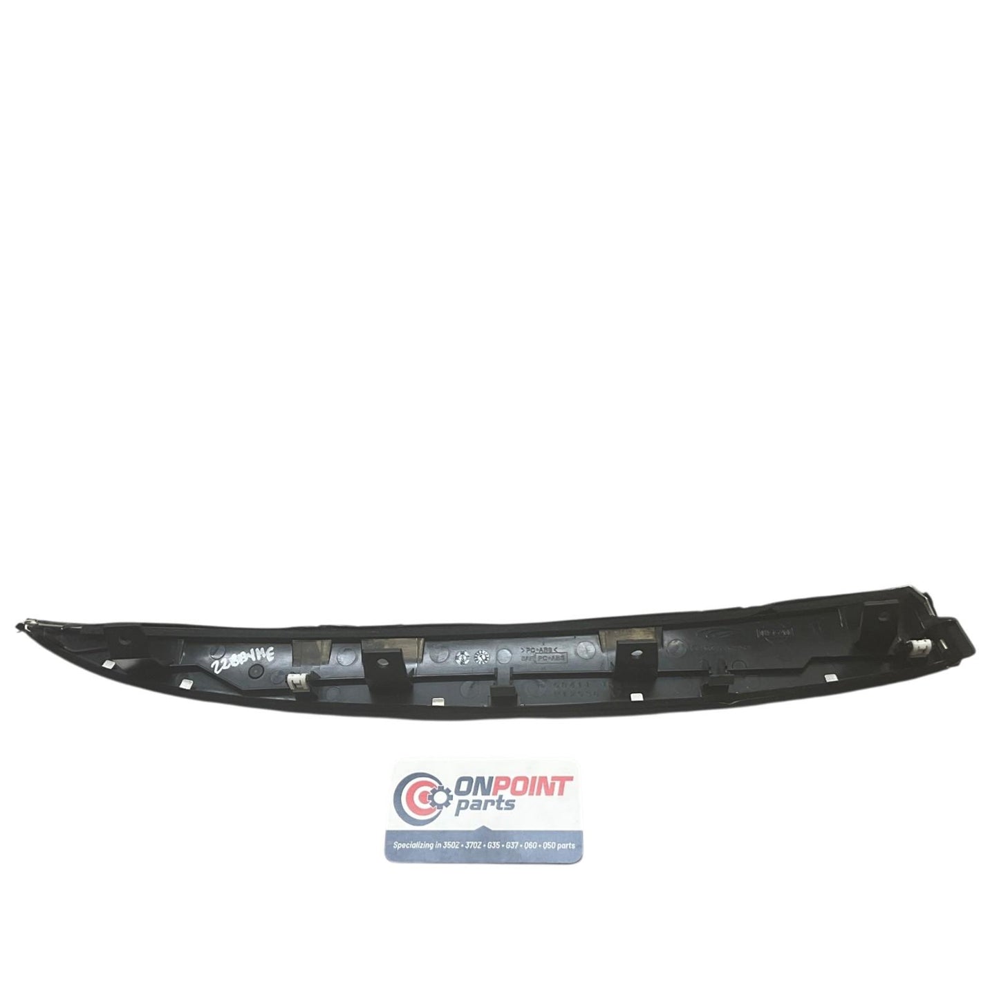 08-10 Infiniti G35 G37 Passenger Front Dash Metal Trim 68411JL60A OEM Byh - On Point Parts Inc