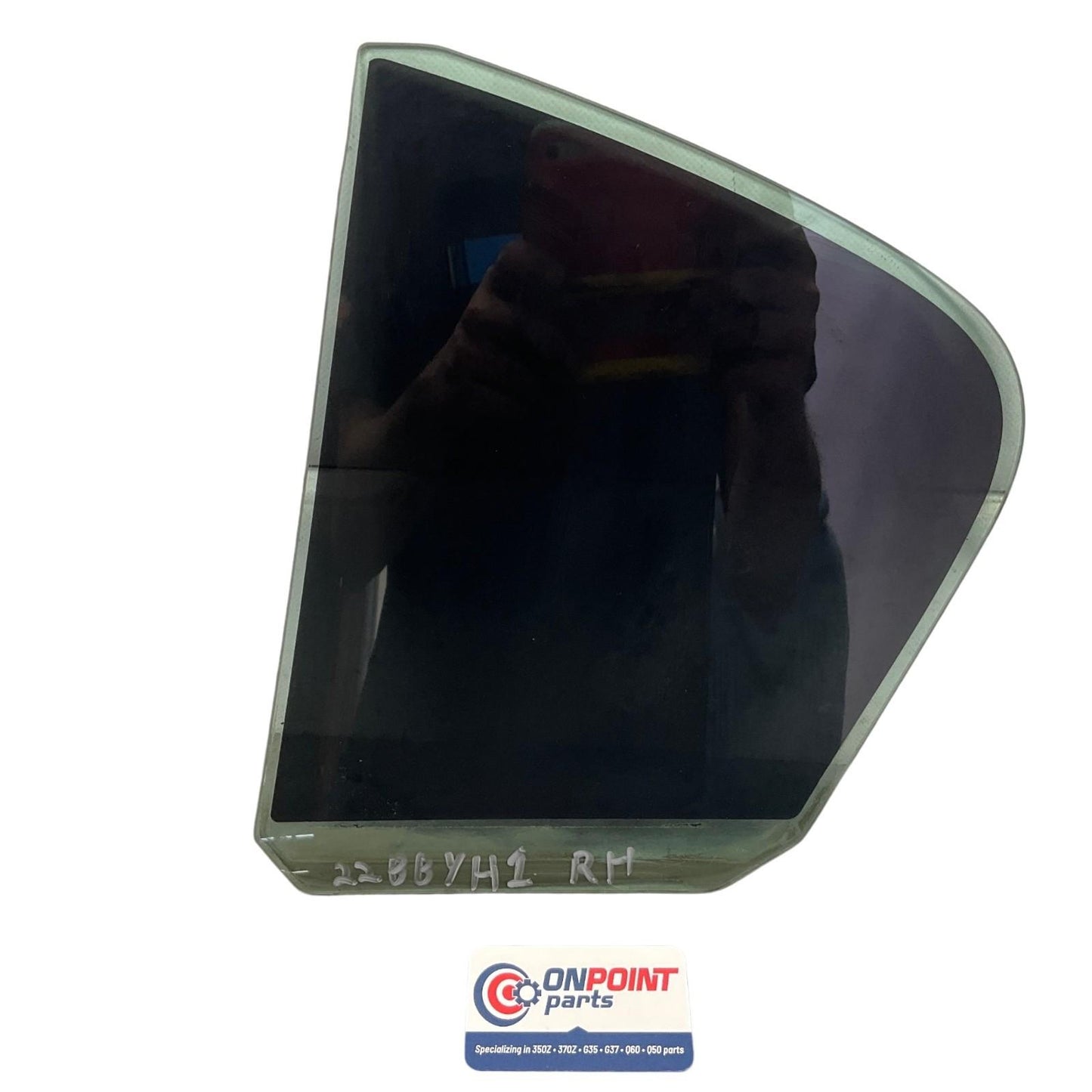 07-15 Infiniti G35 G37 Sedan Passenger Rear Quarter Glass 82262JK000 OEM Byh - On Point Parts Inc