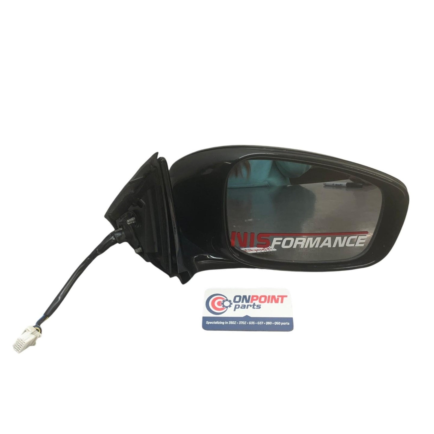 08-15 Infiniti G35 G37 Q40 Passenger Power Side Mirror 963011NC4A OEM Byh - On Point Parts Inc