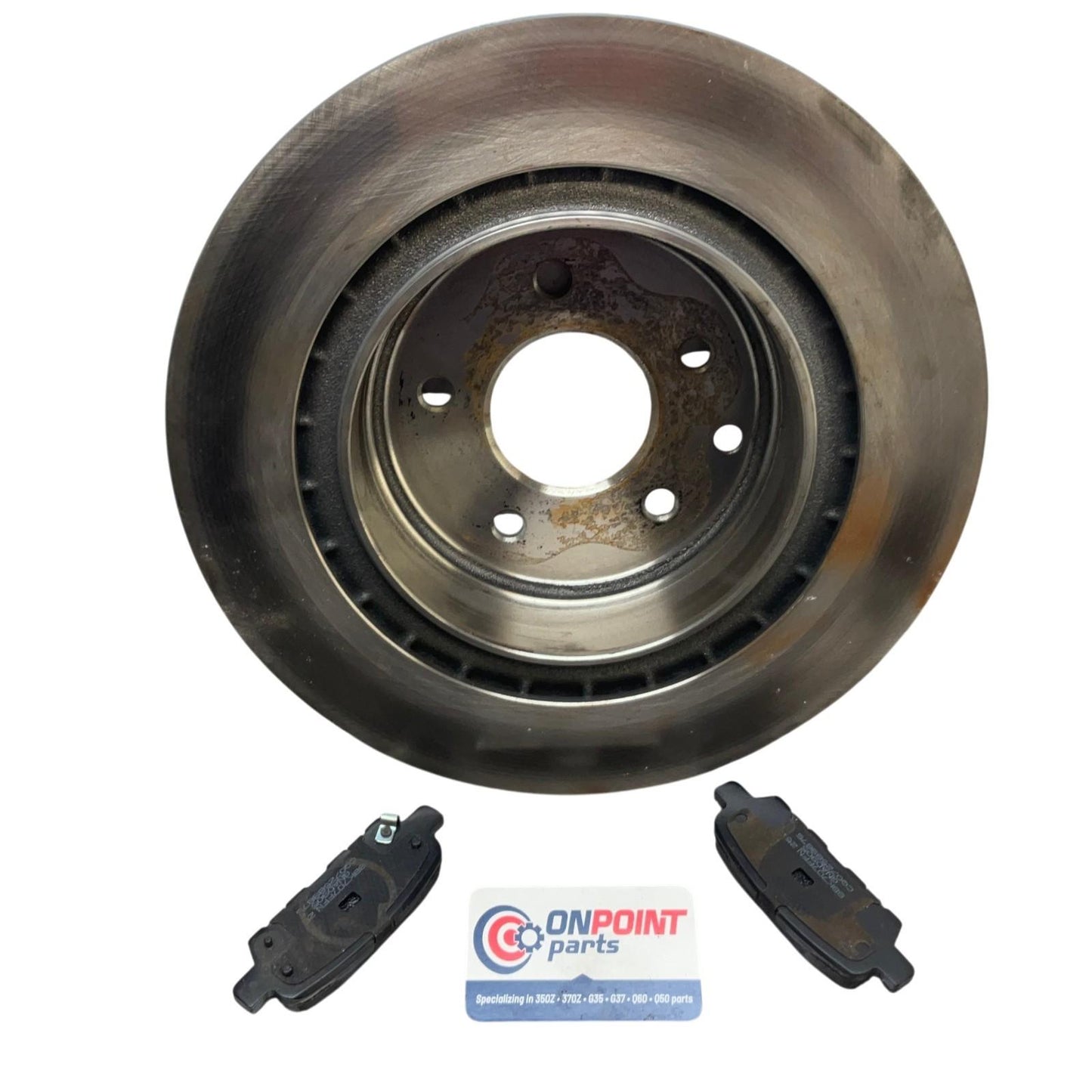 05-20 Nissan 350Z 370Z 04-13 G35 G37 Left Rear Brake Disc Rotors 43206EG000 Ckh - On Point Parts Inc