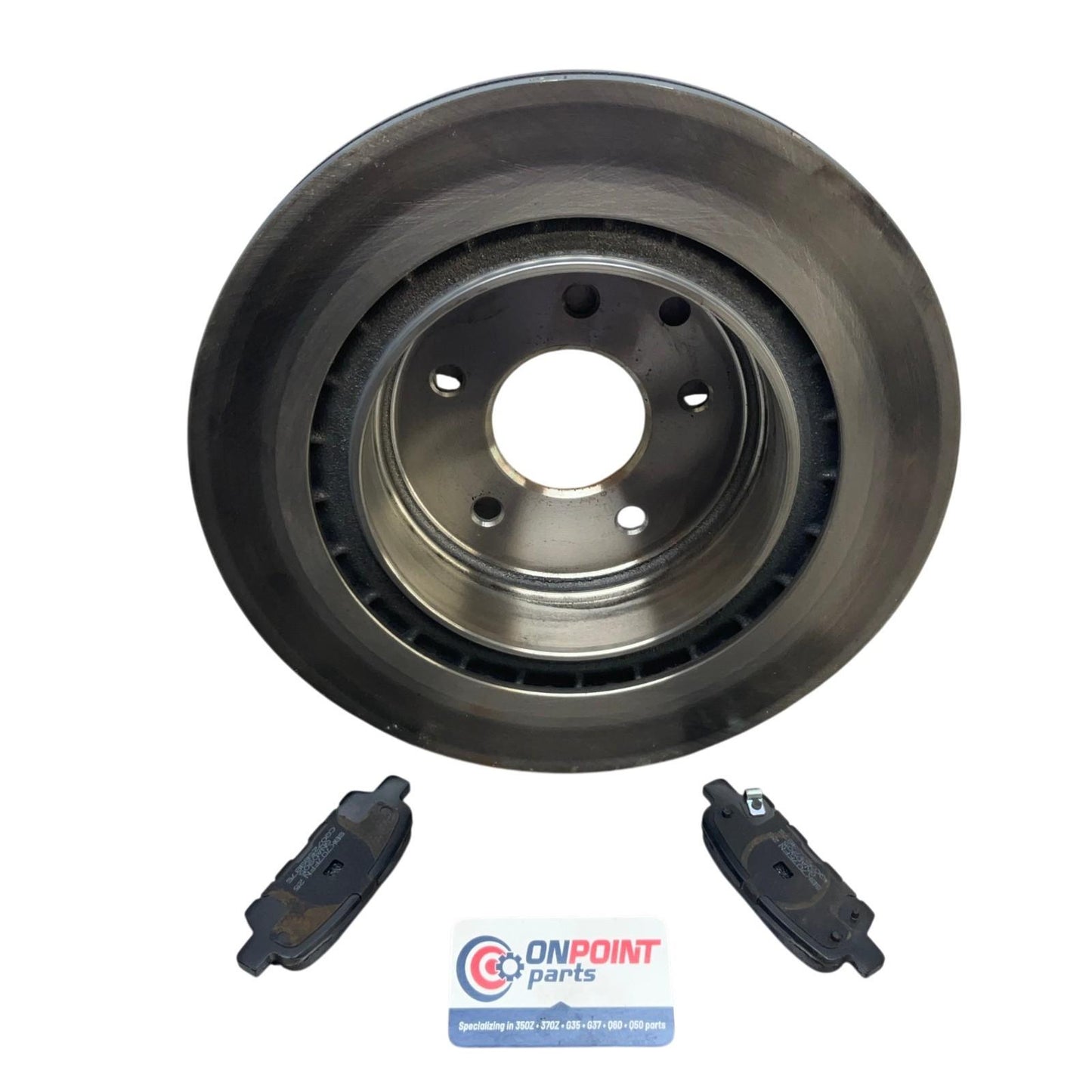 05-20 Nissan 350Z 370Z 04-13 G35 G37 RH Rear Brake Disc Rotors 43206EG000 Ckh - On Point Parts Inc