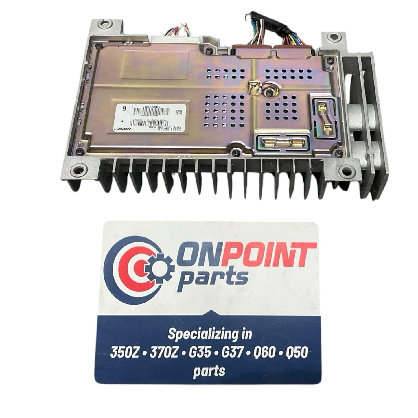 17-19 Infiniti Q60 Rear Bose Stereo Radio Amplifier Module 280615Ca2D OEM Dqh - On Point Parts Inc