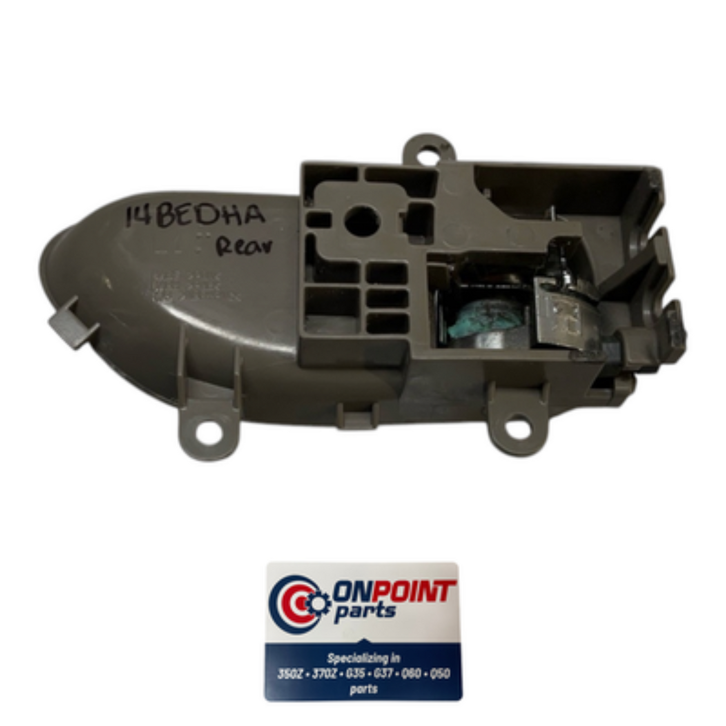 04-07 Infiniti G35 Driver Rear Interior Door Handle 806717W000 OEM Edh - On Point Parts Inc