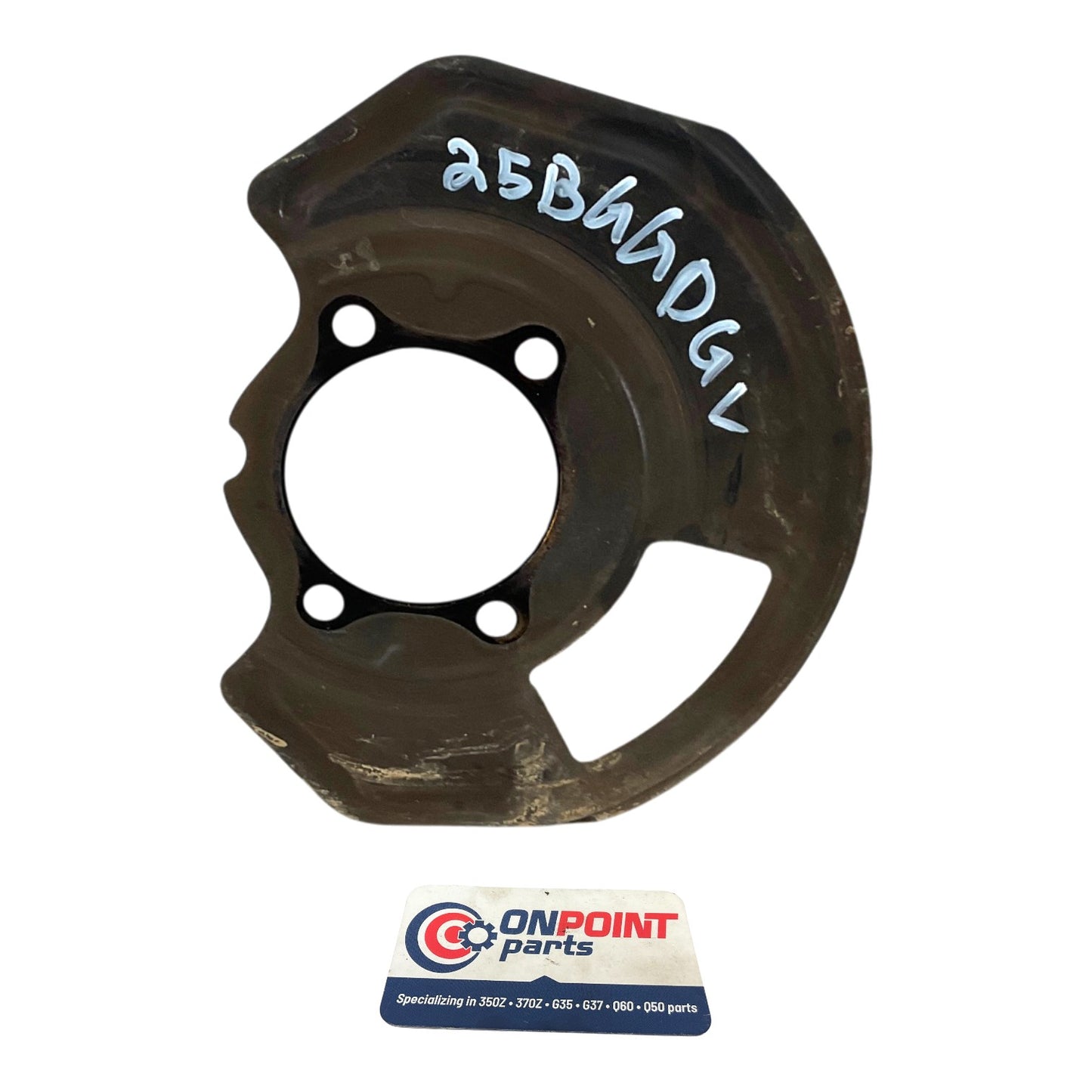 03-09 Nissan 350Z G35 Coupe OEM Front Left Brake Dust Shield Baffle 41161AL500