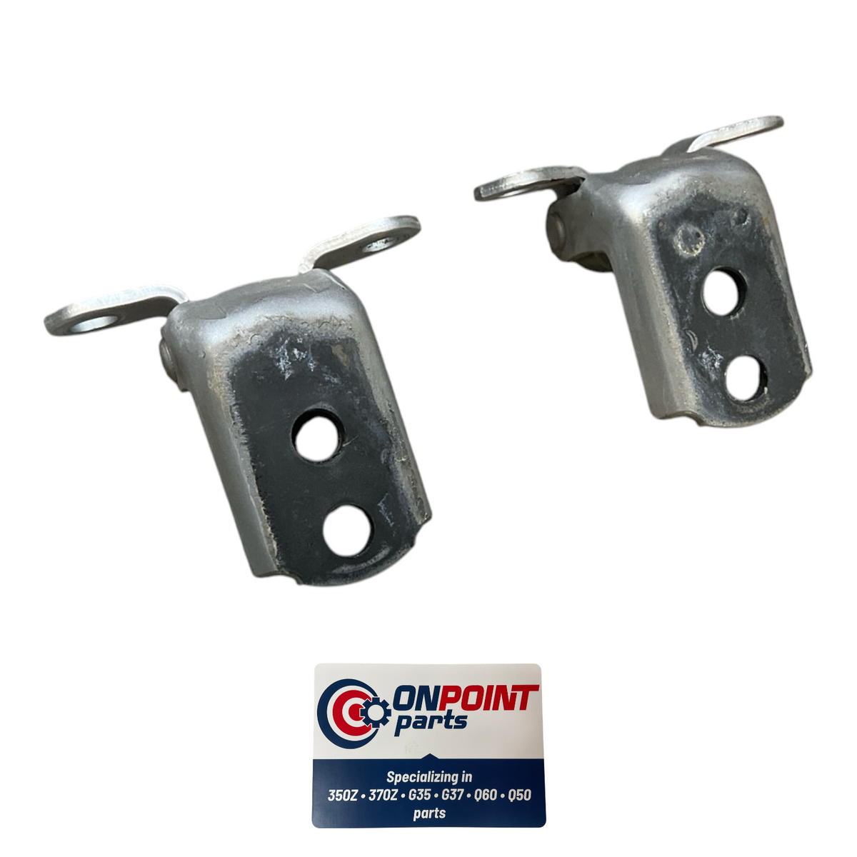 09-20 Nissan 370Z Driver Front Door Hinges 804011Ea0A Oem H2H