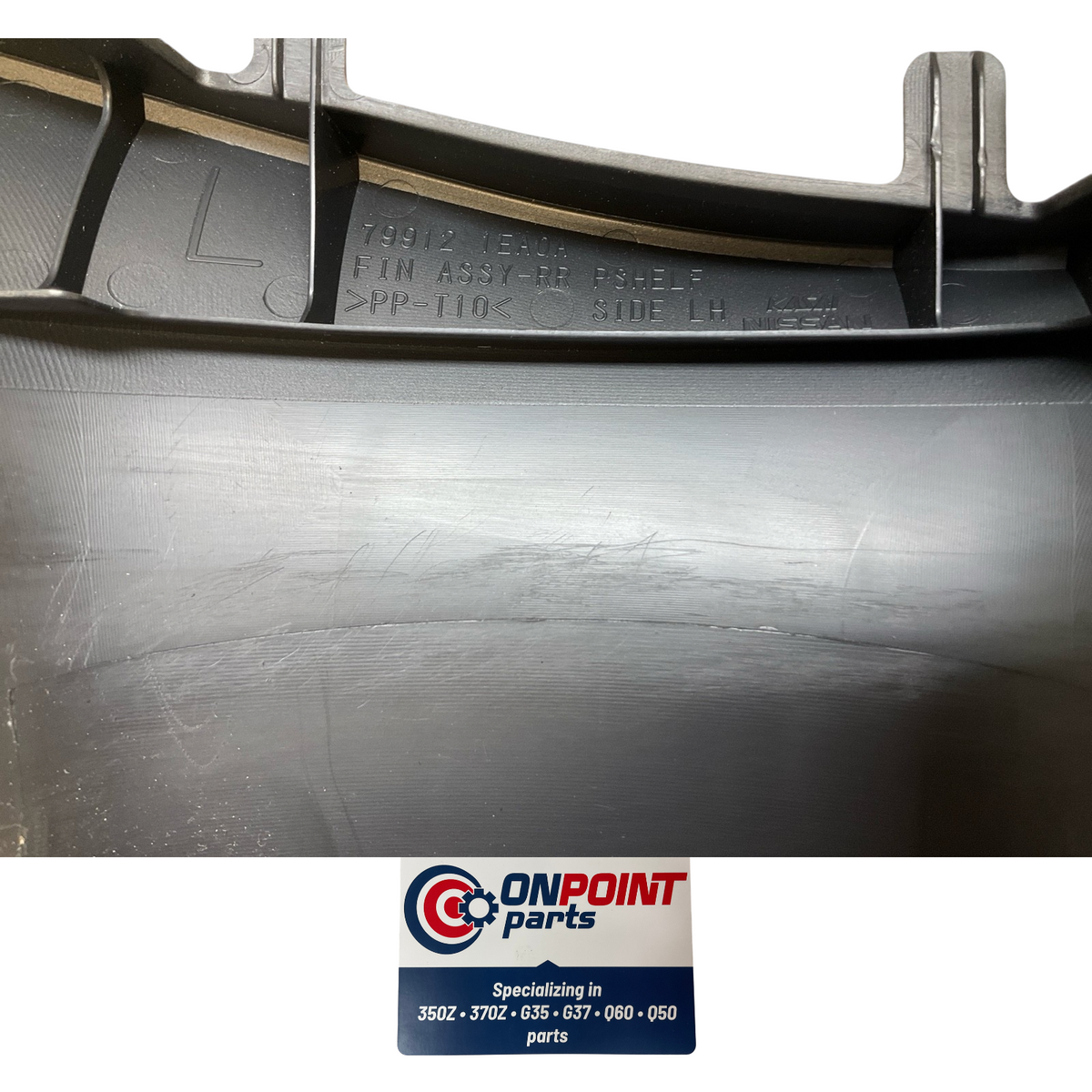 09-20 Nissan 370Z Driver Rear Rear Parcel Shelf Side Trim 799121Ea0A Oem H2H