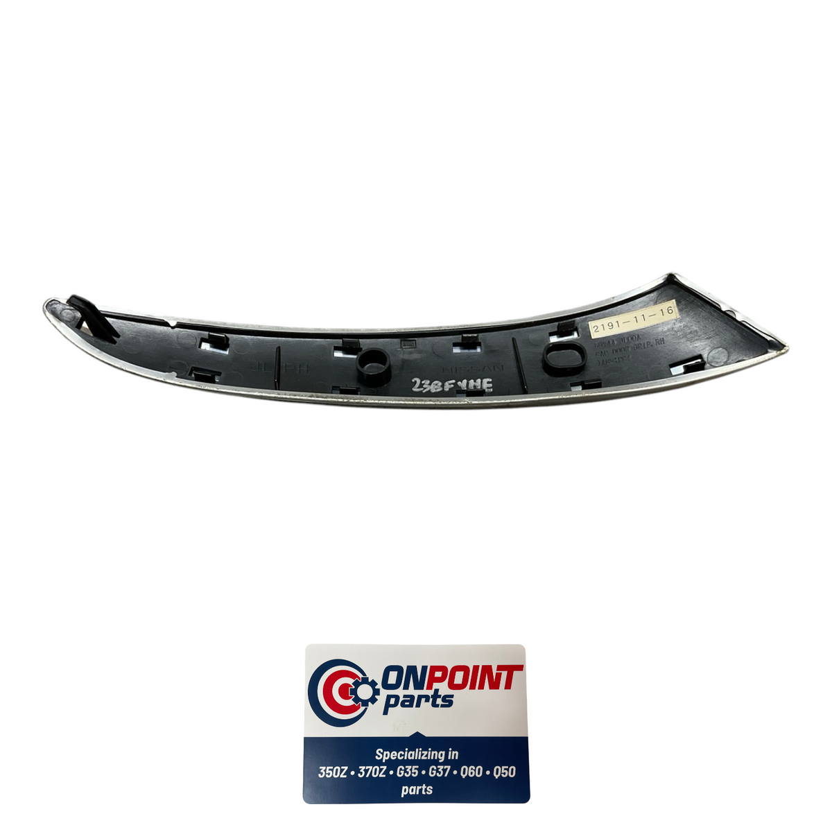 08-09 Infiniti G37 Right Fr Door Panel Grab Handle Finisher 80944Jl00A Oem Fyh