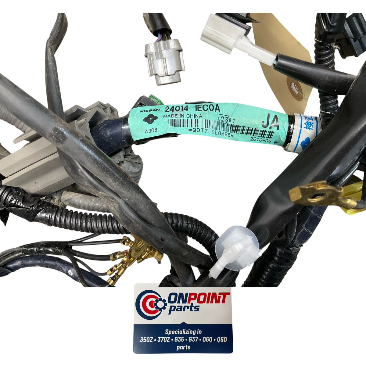 09-11 Nissan 370Z Driver Front Body Wire Harness 240141Ec0A Oem H2H