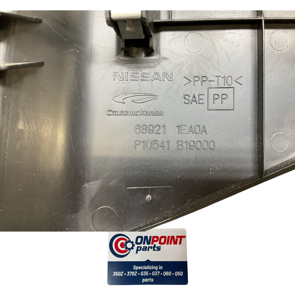 09-20 Nissan 370Z Driver Front Center Console Knee Panel 689211Ea0A Oem H2H