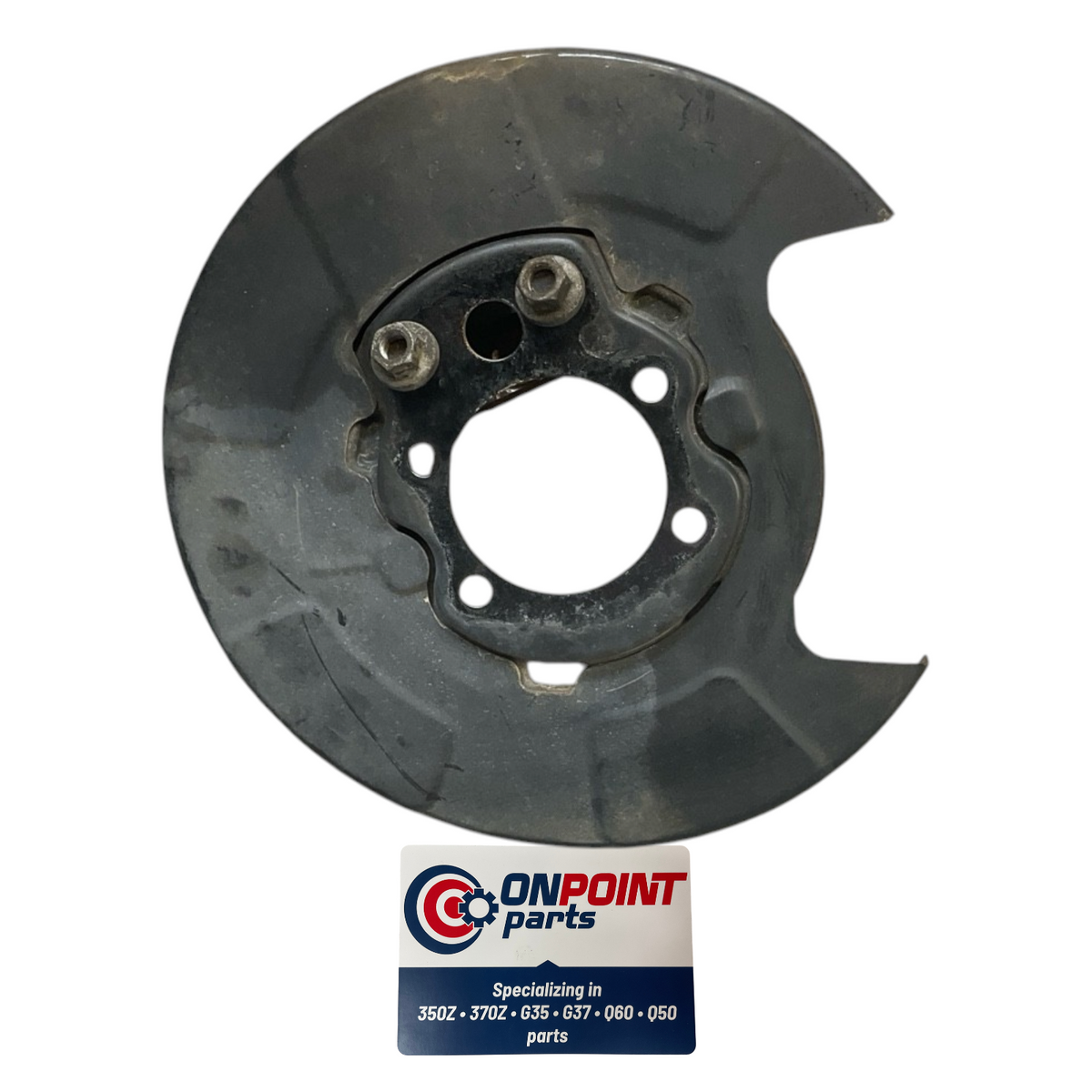 09-20 Nissan 370Z Passenger Rear Brake Dust Shield 44020Eg010 Oem H2H
