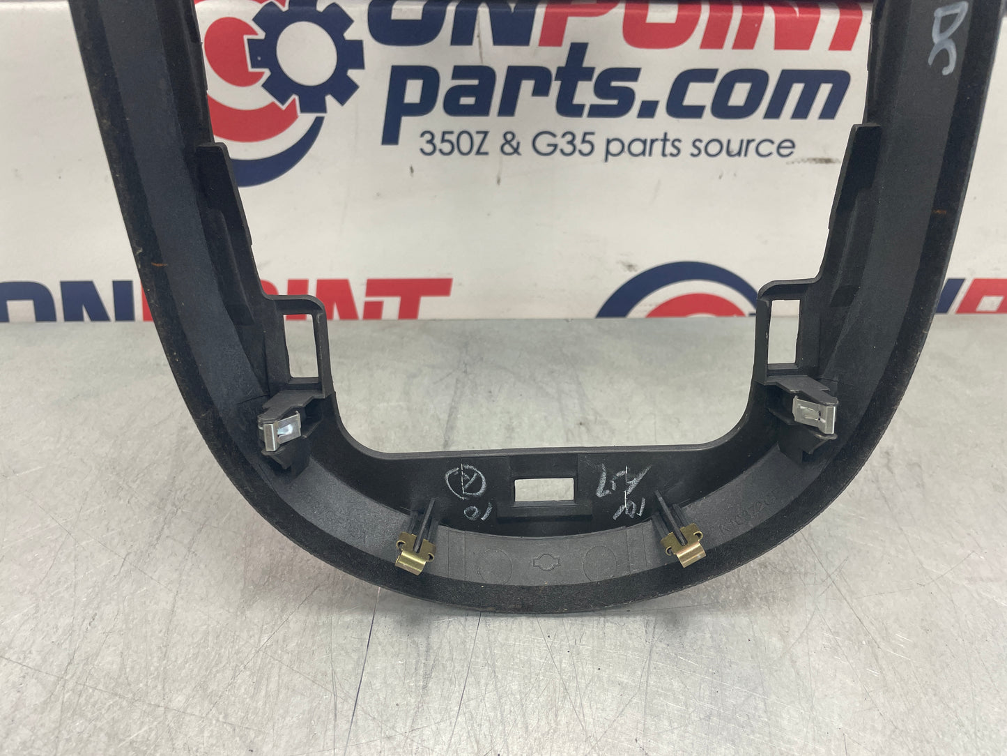 2006 Nissan 350Z Automatic Shift Bezel AC Control Console Finish TrimOEM 21BHKDC - On Point Parts Inc