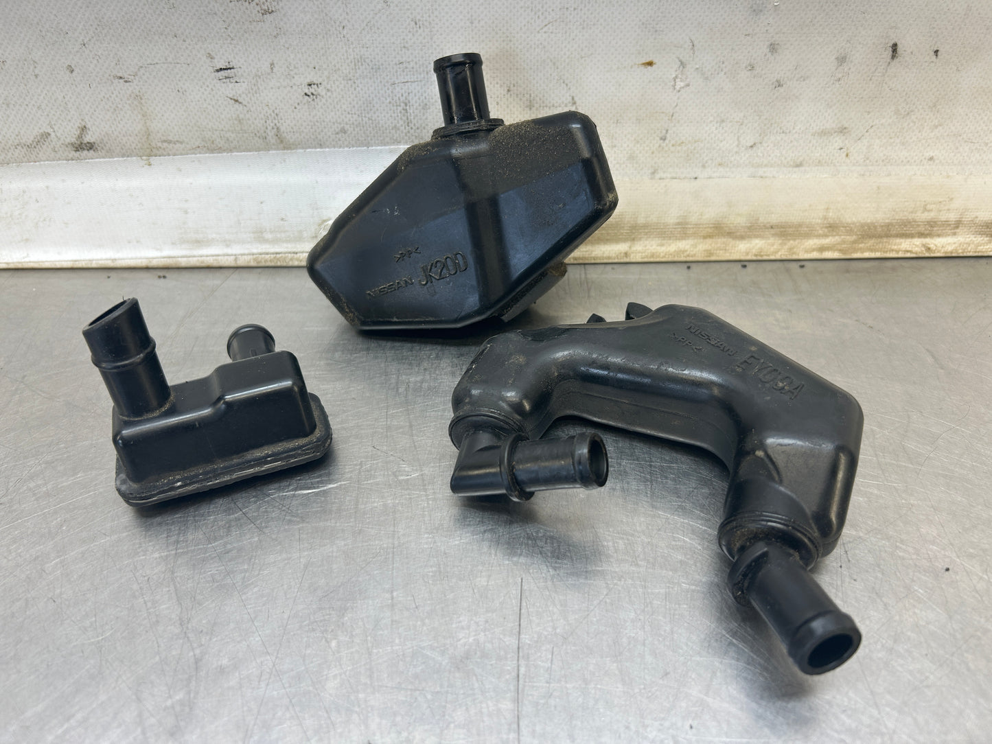 08-15 G37 VHR Intake Breather Hoses and Resonators Oem 12Bd4GI - On Point Parts Inc