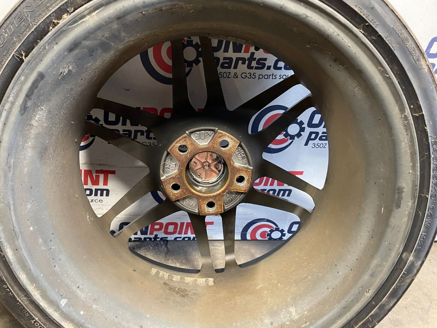 2005 Infiniti G35 Avantgarde Wheels 19" Goodyear 275/35R19 245/35R19 245/35R19 - On Point Parts Inc