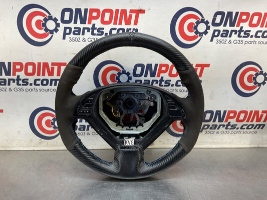 2009 Infiniti V36 G37 Steering Wheel with Aftermarket Stitch Cover OEM 12BAWFC - On Point Parts Inc