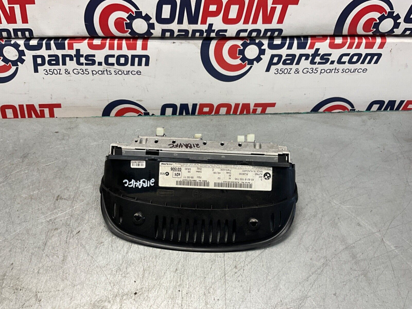 2009 BMW E92 335i Coupe Dash Information Display Screen OEM 21BA4FC - On Point Parts Inc