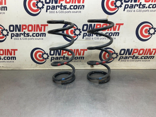 2008 Nissan Z33 350Z Rear Suspension Coil Springs Red Dot OEM 24BBTFI - On Point Parts Inc