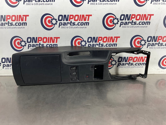 2004 Nissan 350Z Center Console with Seat Warmer Hazard Switches OEM 14BEQE8 - On Point Parts Inc