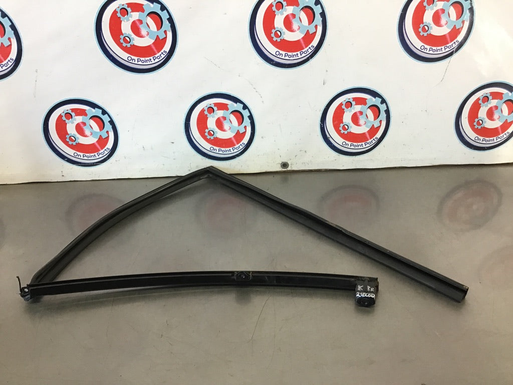 09-13 G37 Sedan Passenger RH Rear Door Window Rubber Seal