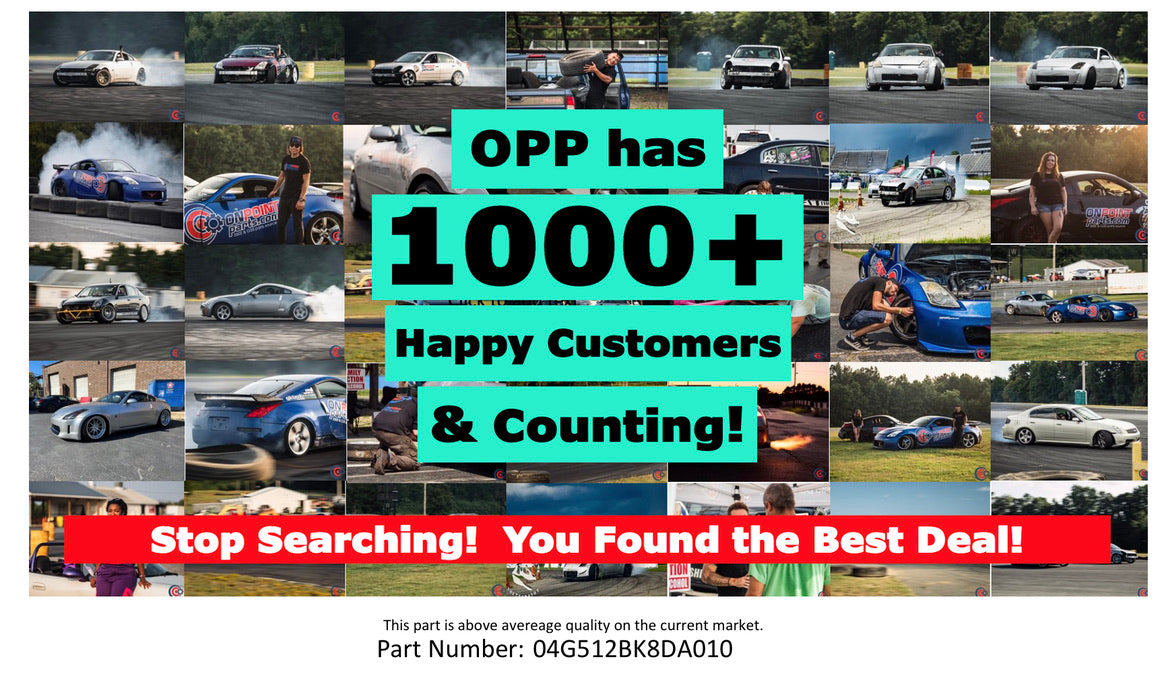 2004 Infiniti G35 Passenger Right Power Side View Mirror OEM 12BK8DA - On Point Parts Inc