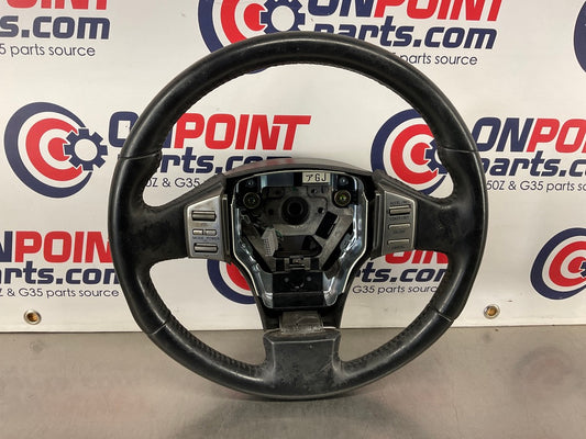 2004 Infiniti G35 Steering Wheel with Cruise Control Radio Switches OEM 12BK8DC - On Point Parts Inc
