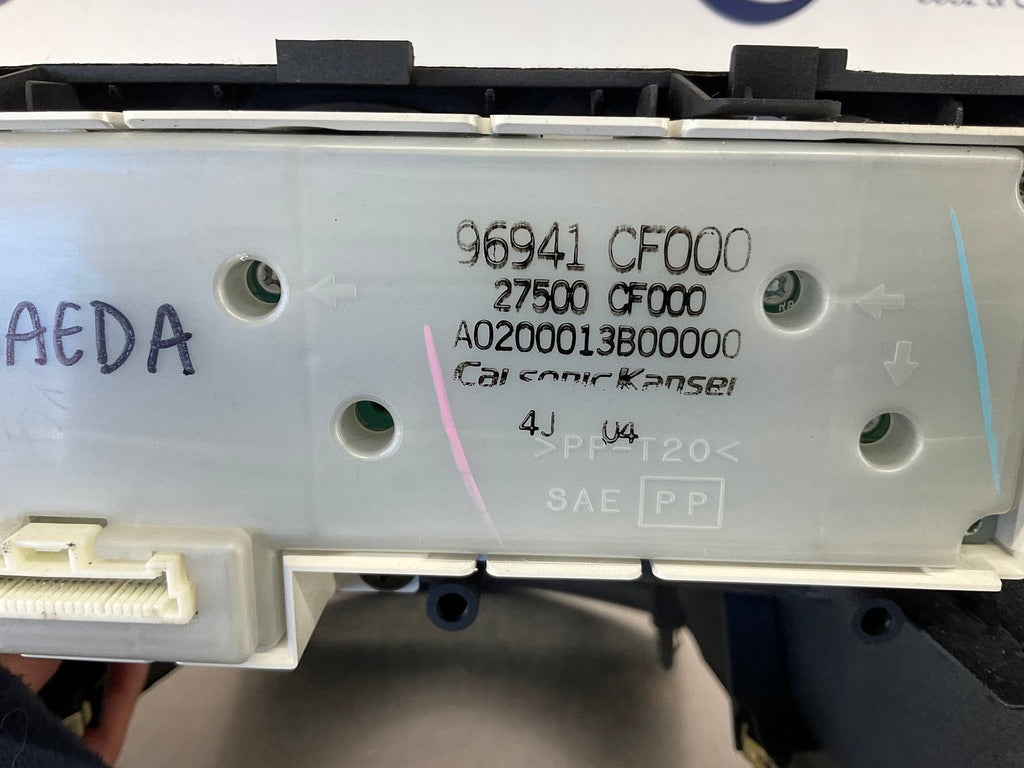 2005 Nissan 350Z Automatic Shift Bezel AC Climate Controls 96941 OEM 25BAEDA - On Point Parts Inc