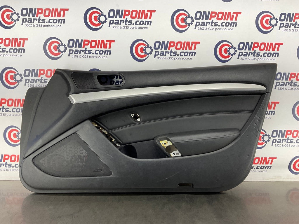 08-10 Infiniti G37 Coupe Right Interior Door Panel Black