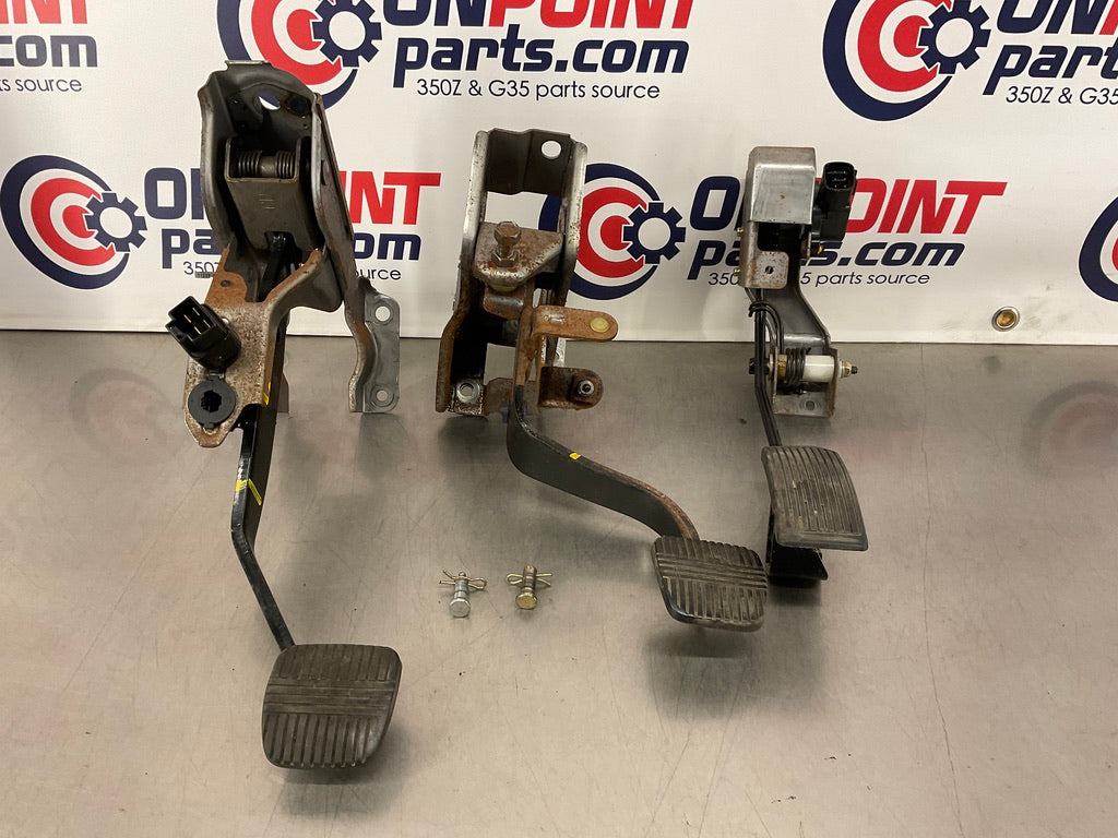 350z accelerator pedal 03-06 Nissan 350Z G35 Manual Clutch Brake Throttle Pedals 46503AC70A O – On Point Parts Inc
