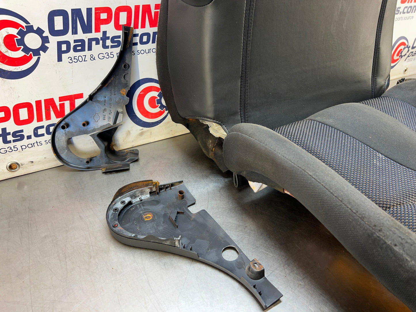 2003 Nissan 350Z Driver Left Cloth Seat Cushions Headrest and Trim OEM 24BL7D9 - On Point Parts Inc