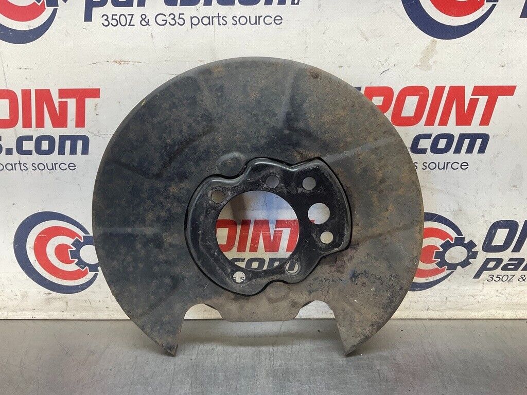 2003 Infiniti V35 G35 Passenger Right Rear Brake Dust Shield Cover  OEM 23BCEFK - On Point Parts Inc