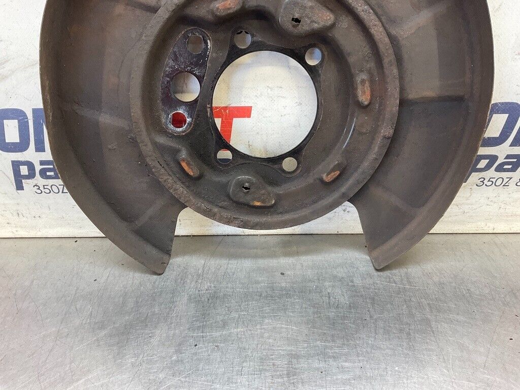 2003 Infiniti V35 G35 Passenger Right Rear Brake Dust Shield Cover  OEM 23BCEFK - On Point Parts Inc