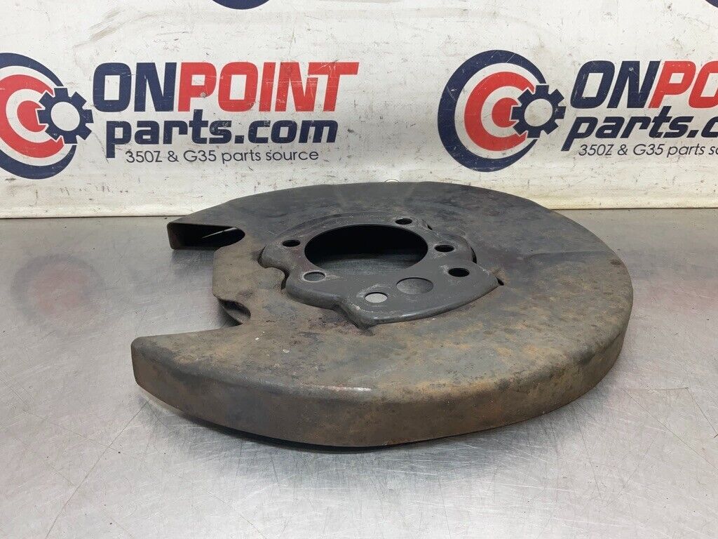2003 Infiniti V35 G35 Passenger Right Rear Brake Dust Shield Cover  OEM 23BCEFK - On Point Parts Inc