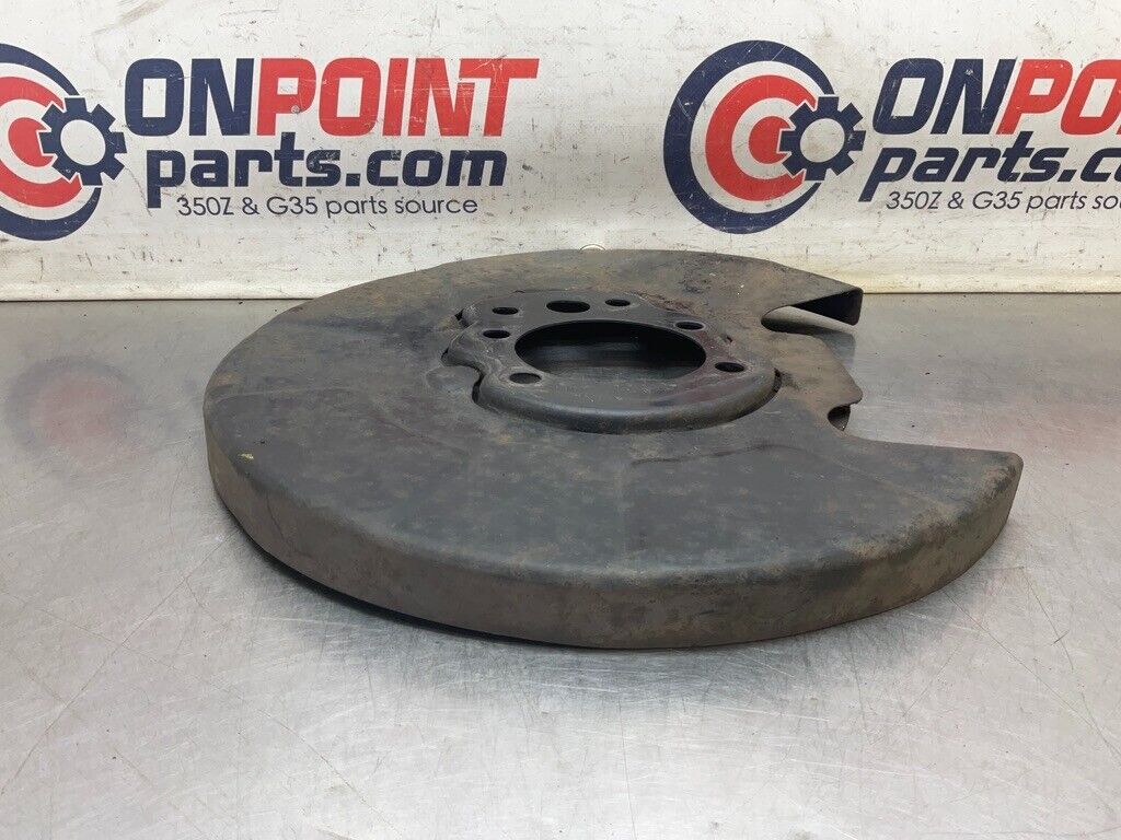 2003 Infiniti V35 G35 Passenger Right Rear Brake Dust Shield Cover  OEM 23BCEFK - On Point Parts Inc