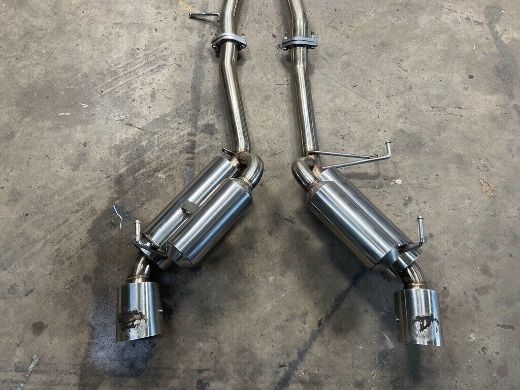 2003 Infiniti V35 G35 Coupe True Dual Cat Back Exhaust System