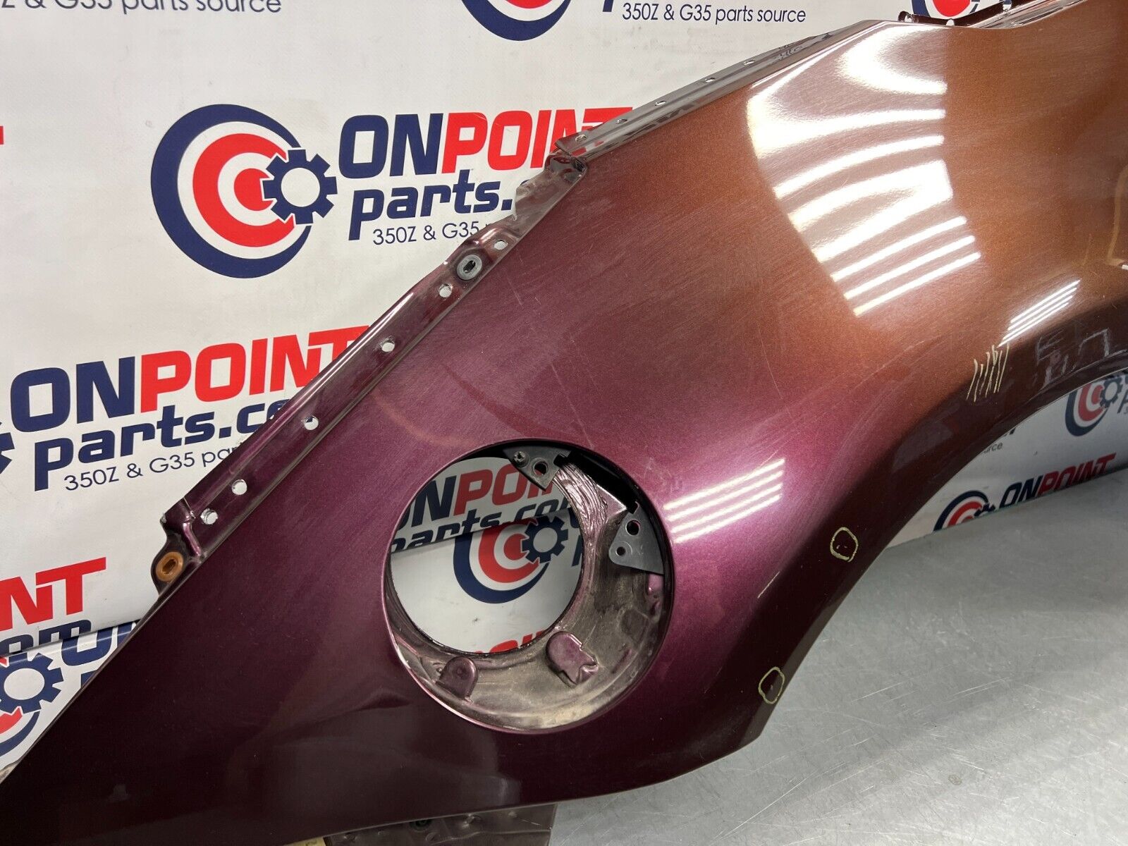 2006 Nissan Z33 350Z Convertible Passenger Quarter Fender Panel OEM 11BB1F5 - On Point Parts Inc