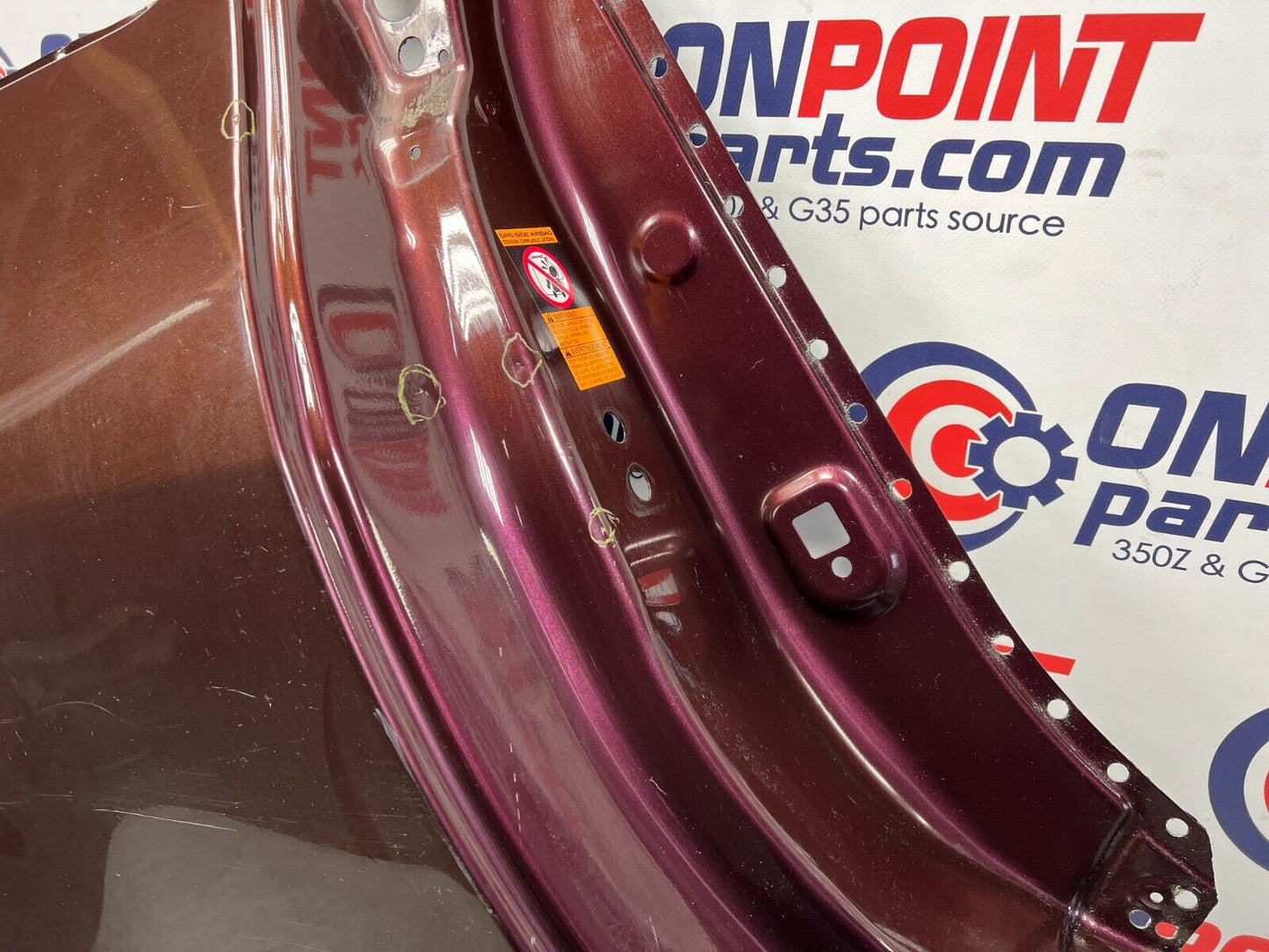 2006 Nissan Z33 350Z Convertible Passenger Quarter Fender Panel OEM 11BB1F5 - On Point Parts Inc