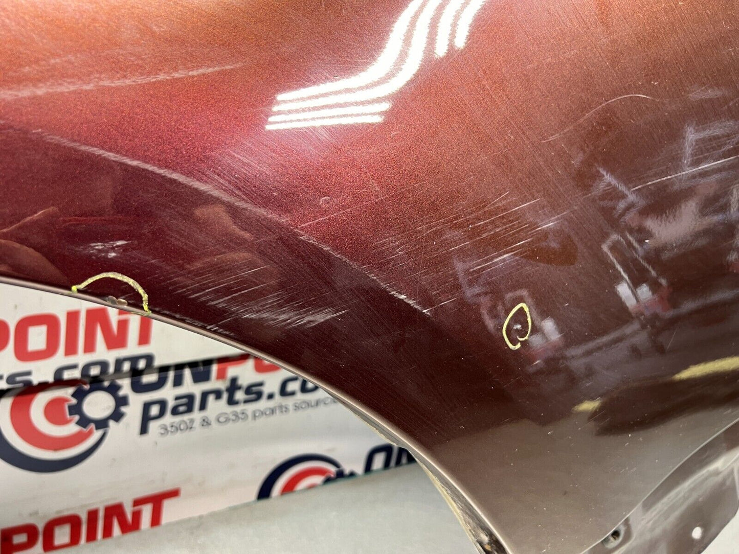 2006 Nissan Z33 350Z Convertible Passenger Quarter Fender Panel OEM 11BB1F5 - On Point Parts Inc