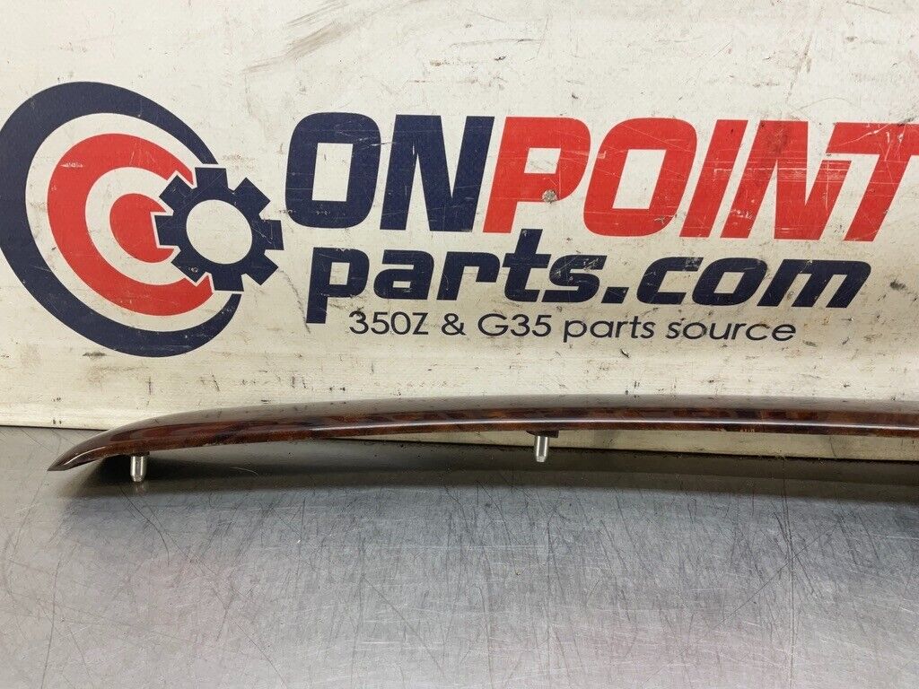 2007 BMW E92 328xi Passenger Right Rear Wood Grain Trim  OEM 13BCSFE - On Point Parts Inc